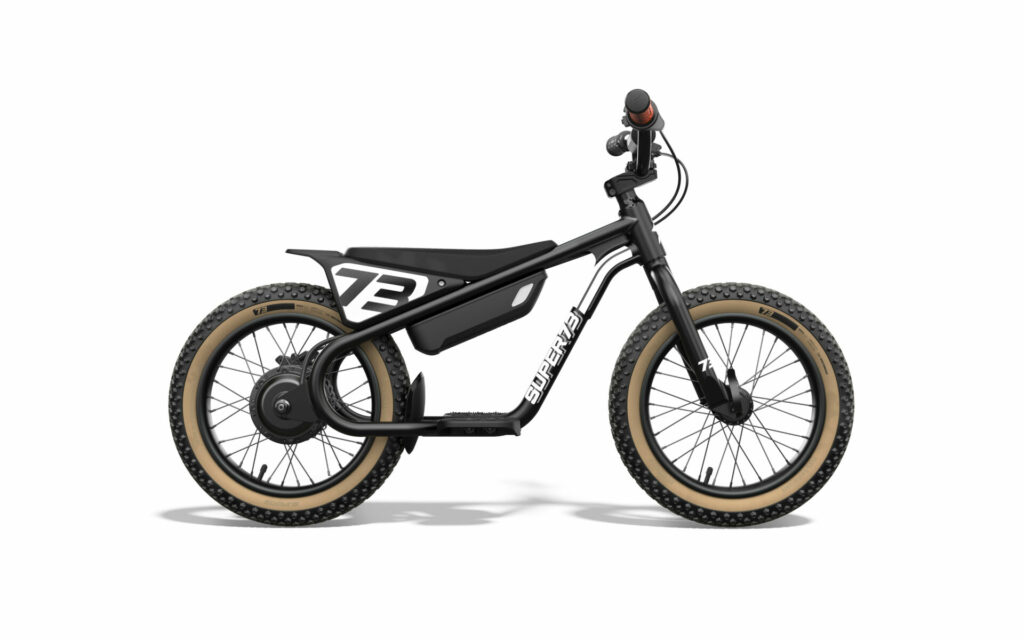 A SUPER73 K1D electric balance bike for kids. Photo courtesy SUPER73.