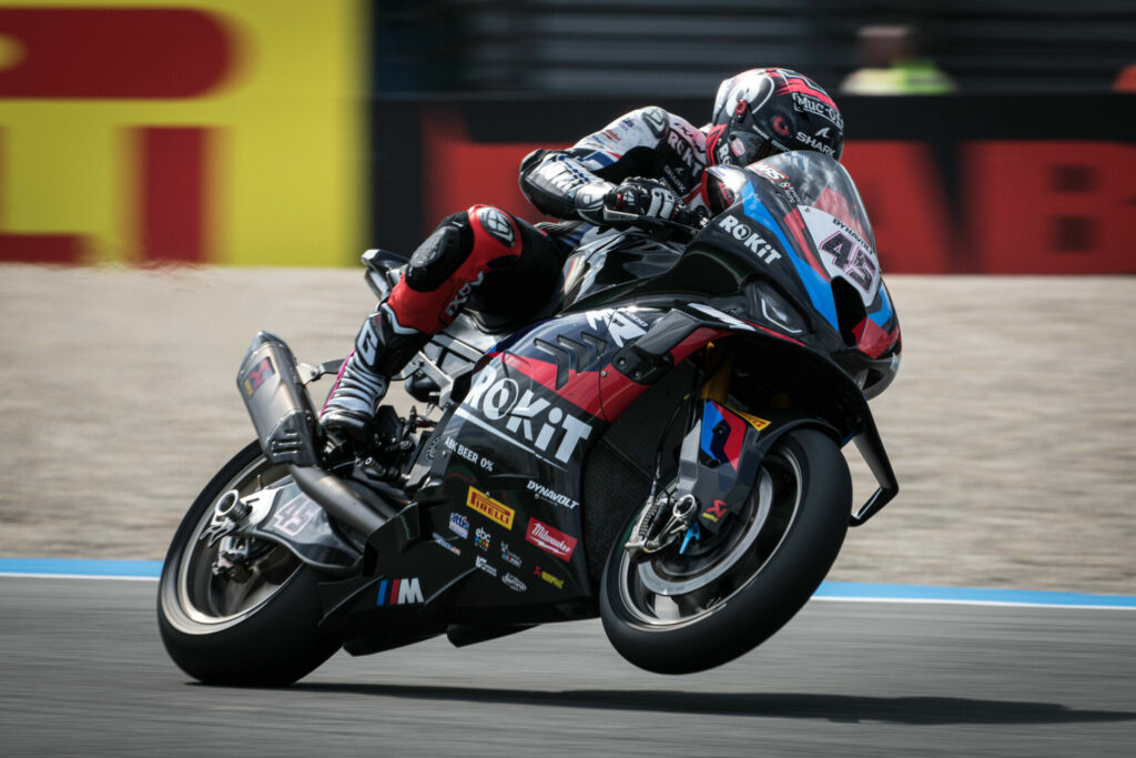 Scott Redding (45). Photo courtesy BMW Motorrad Motorsport.