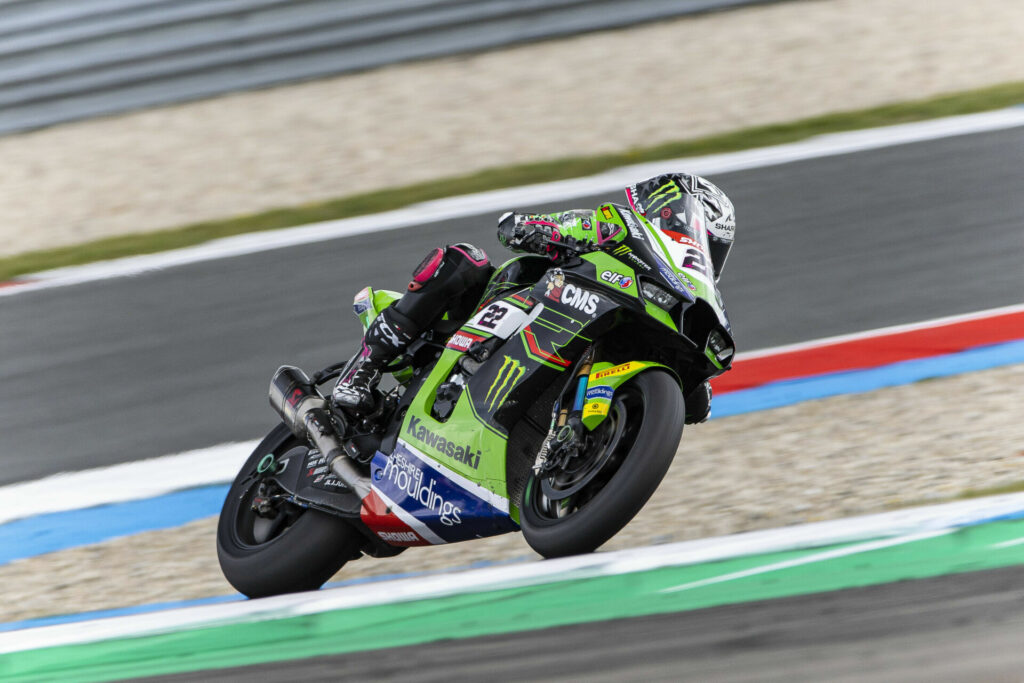 Alex Lowes (22). Photo courtesy Kawasaki.