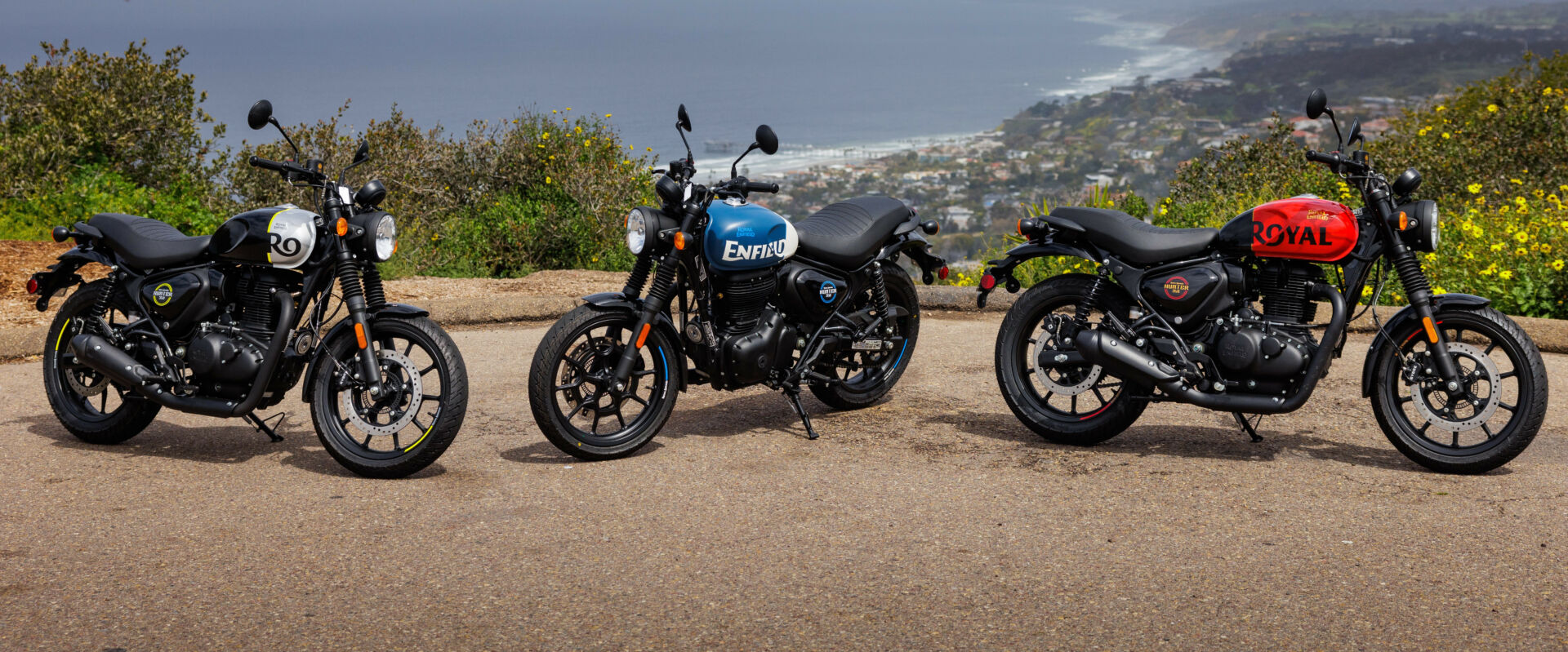 The new Hunter 350 is one of the models Royal Enfield is offering to riding schools at special prices. Photo courtesy Royal Enfield North America.