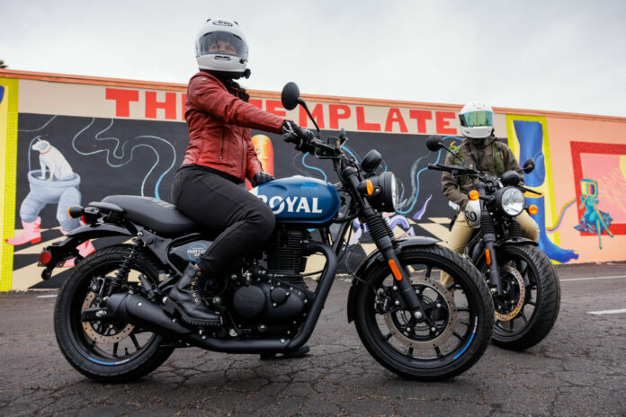 A Royal Enfield Hunter 350. Photo courtesy Royal Enfield North America.