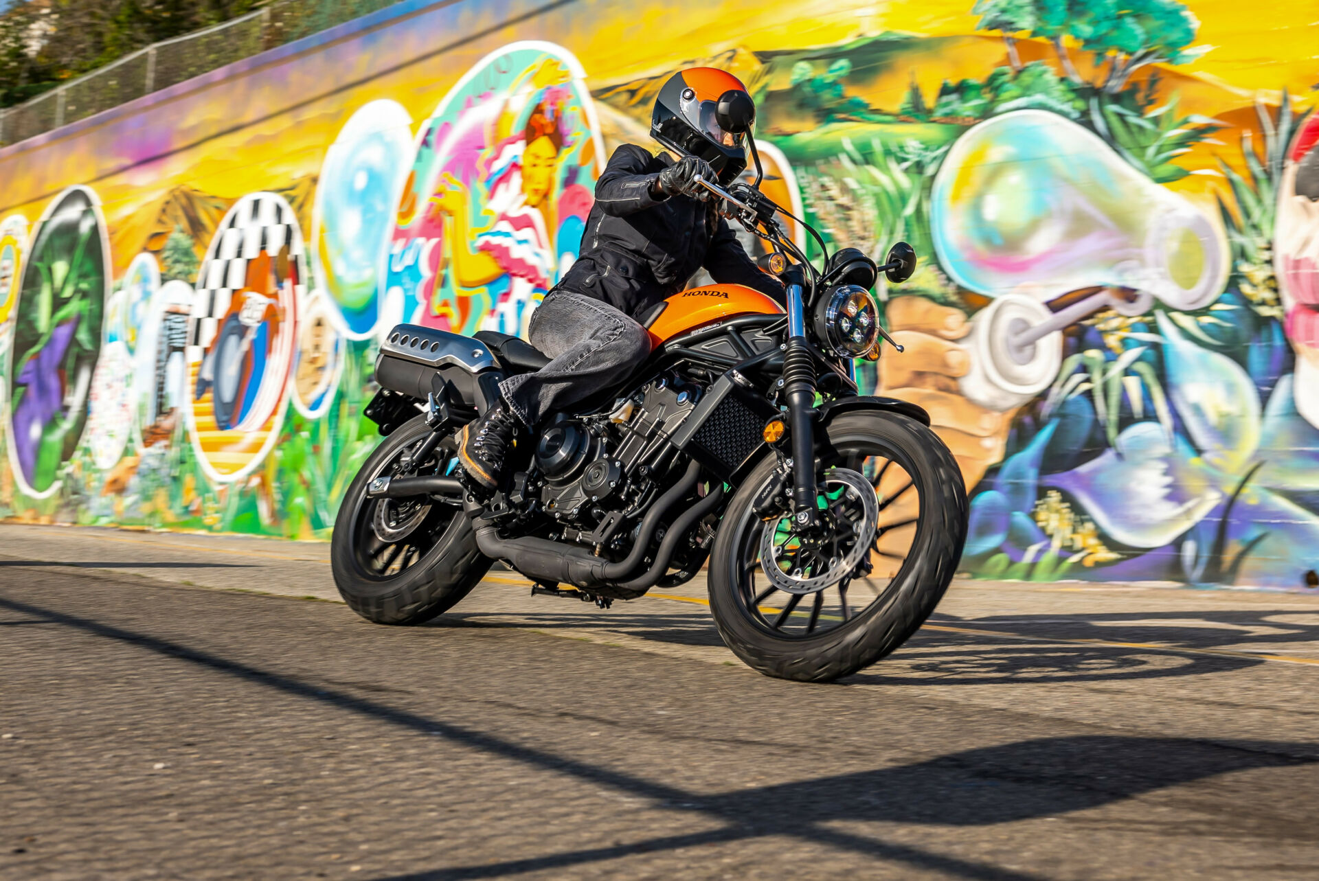 A pre-production 2023 Honda SCL500 scrambler. Photo courtesy American Honda.