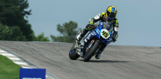 Cameron Petersen (45). Photo by Brian J. Nelson, courtesy Yamaha.