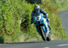 Dean Harrison (2) catches air Wednesday evening at the Isle of Man TT. Photo courtesy Isle of Man TT Press Office.