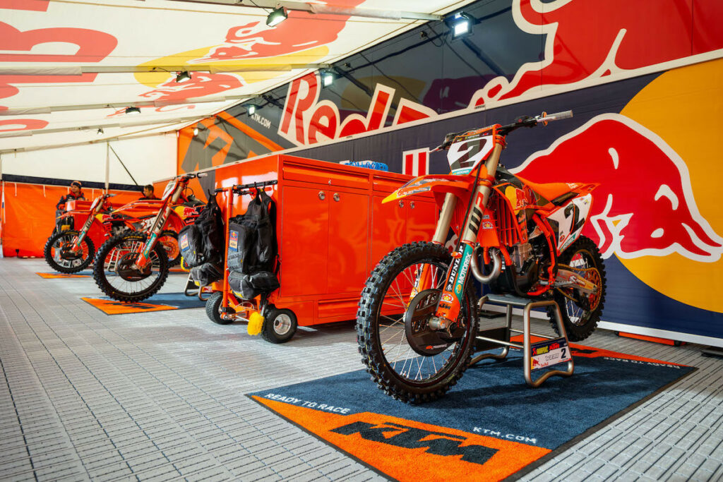 Cooper Webb (2) will make his highly anticipated returnto Pro Motocross for Red Bull KTM Factory Racing. Photo by Align Media, courtesy MX Sports.