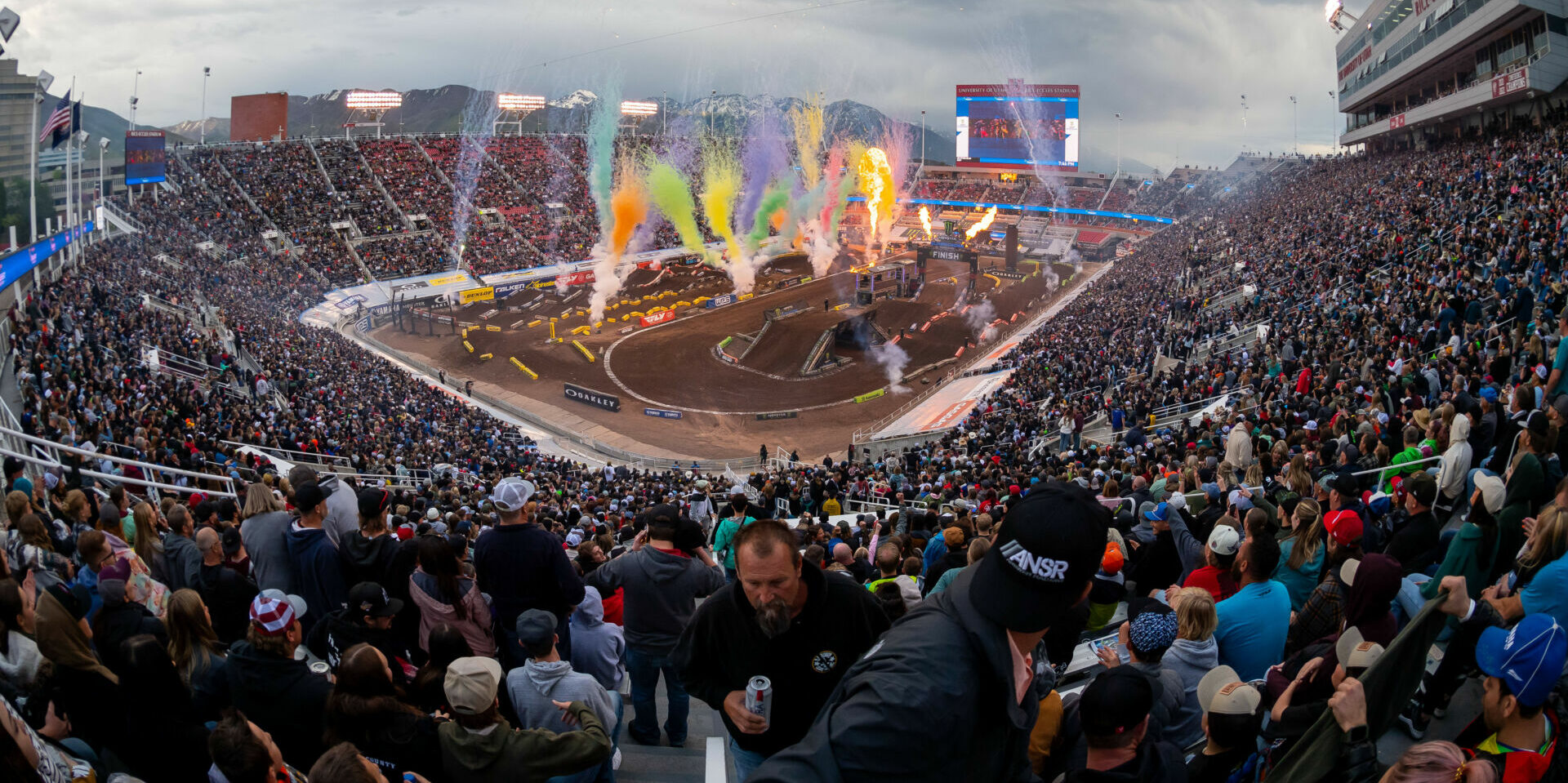 Rice-Eccles Stadium hosted its 22nd Monster Energy Supercross, and its fourth Supercross season finale, in Utah's inspiring “State of Sport