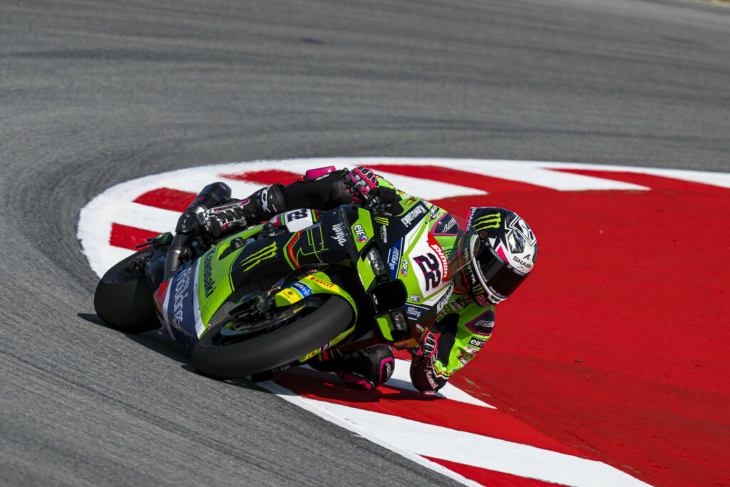 Alex Lowes (22). Photo courtesy Kawasaki.