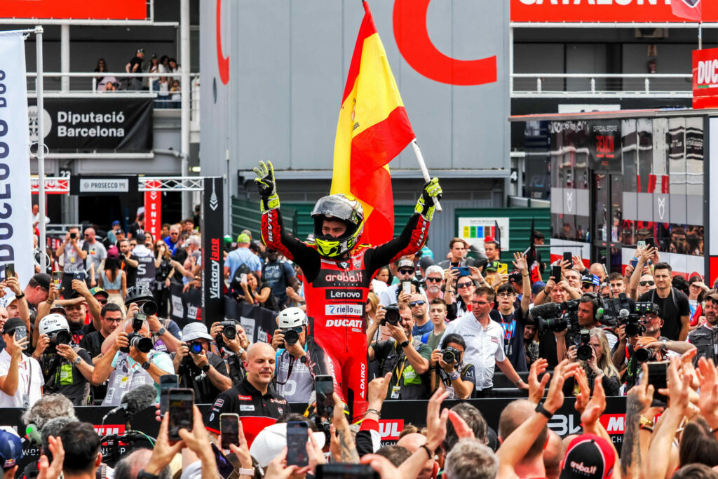 Alvaro Bautista. Photo courtesy Dorna.