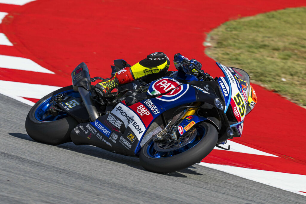 Andrea Locatelli (55). Photo courtesy Yamaha.