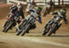 Dallas Daniels (32) took the win over Jared Mees (1) and James Rispoli (43) at Red Mile I in 2022. Photo by Brian J. Nelson.