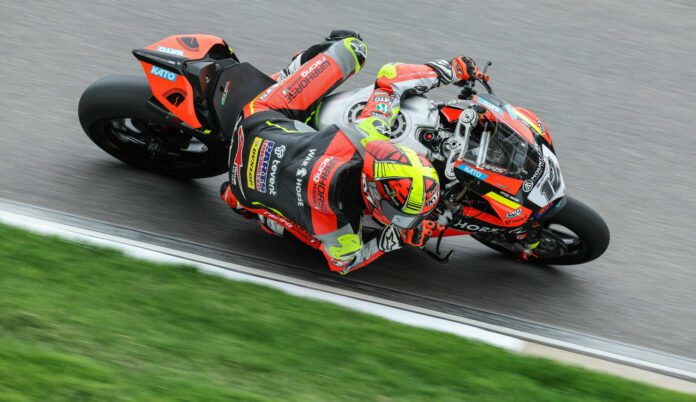 Xavi Fores (12). Photo by Brian J. Nelson, courtesy Ducati.