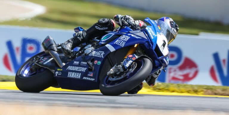MotoAmerica: Gagne Dominates Opening Superbike Practice At Barber