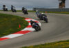 California Superbike School students in action at Pittsburgh International Race Complex. Photo by etechphoto.com, courtesy California Superbike School.