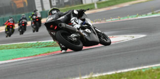 American Jesse James Shedden in action at the Vallelunga Circuit, in Italy. Photo by Fotoagenzia31 Davide Bianchi, courtesy Jesse James Shedden Racing.