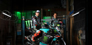 Monster Energy FHO Racing BMW’s Peter Hickman (left) and Josh Brookes (right). Photo courtesy of FHO Racing.