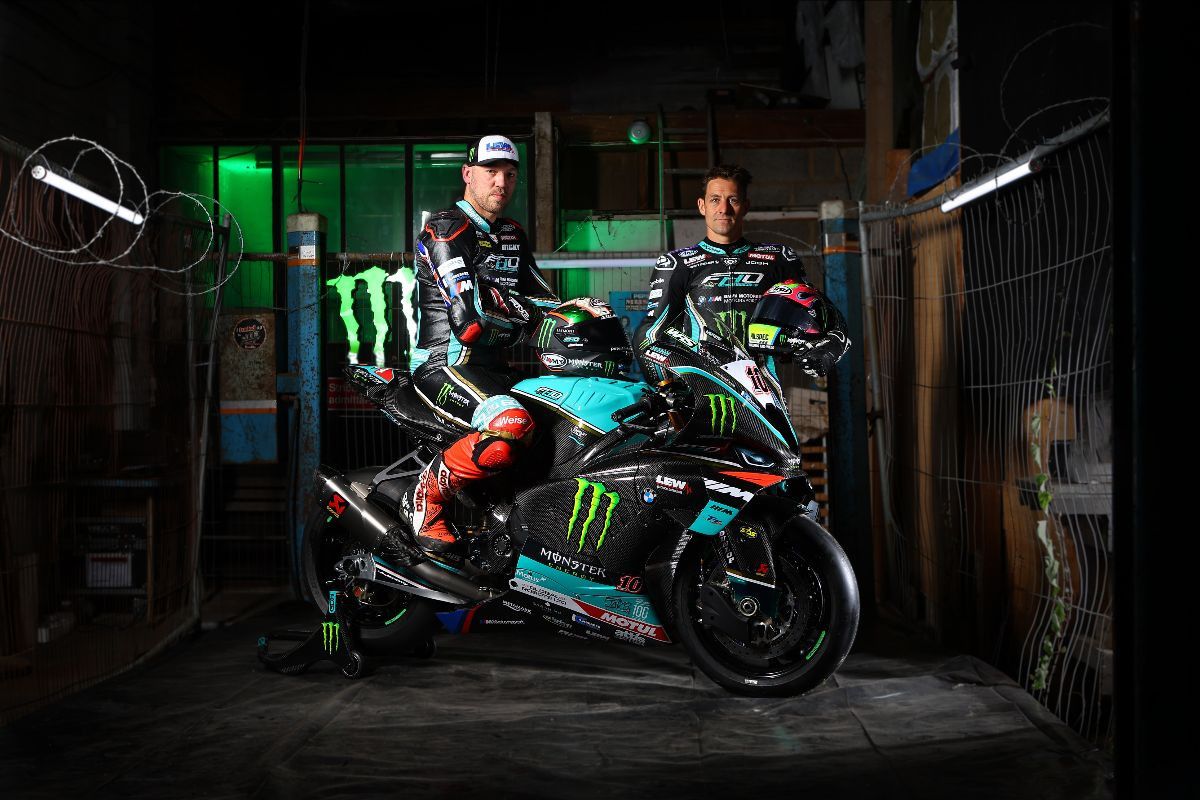 Monster Energy FHO Racing BMW’s Peter Hickman (left) and Josh Brookes (right). Photo courtesy of FHO Racing.