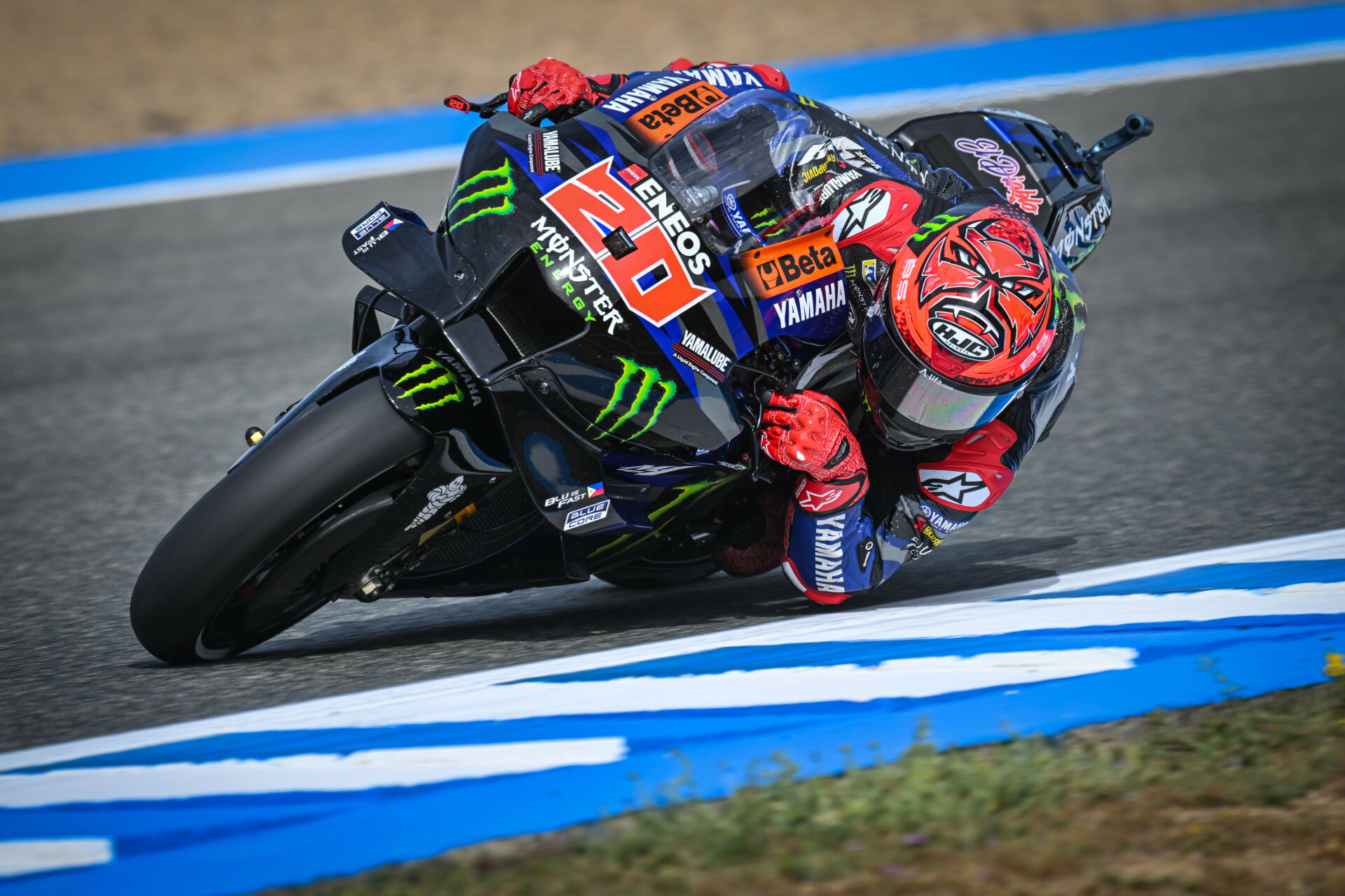 Fabio Quartararo (20). Photo courtesy Monster Energy Yamaha.