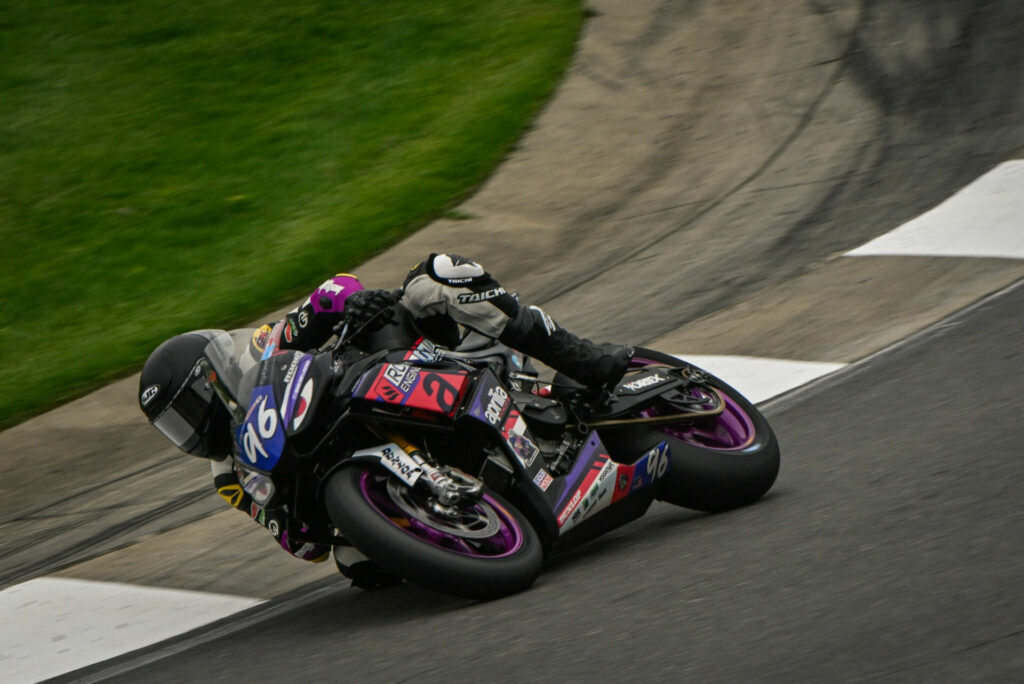 Gus Rodio (96). Photo by Sara Chappell Photo, courtesy Aprilia USA.