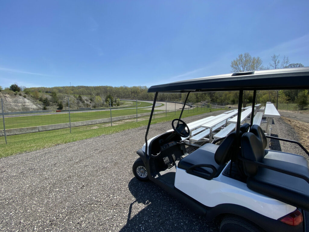 The new Carousel Trail is a pedestrian and golf cart path that goes around the Carousel to "The Beach" viewing area at Turn 11. Photo courtesy Road America.