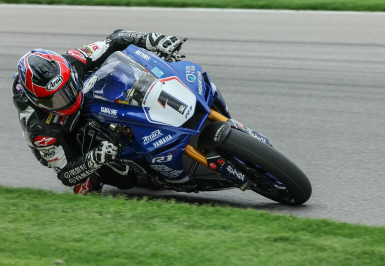 MotoAmerica: Gagne On The Gas In Tight Superbike FP1 At Ridge