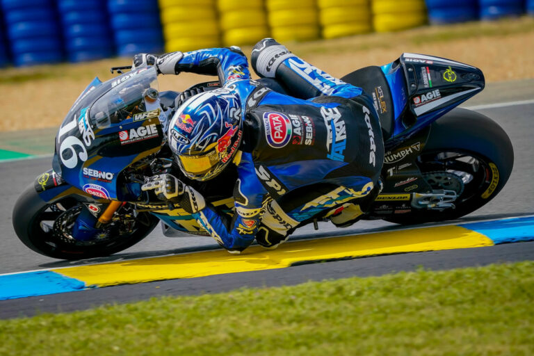 Moto2: Chantra P1, SDK P3, Roberts P7 In Drying FP3 At Le Mans