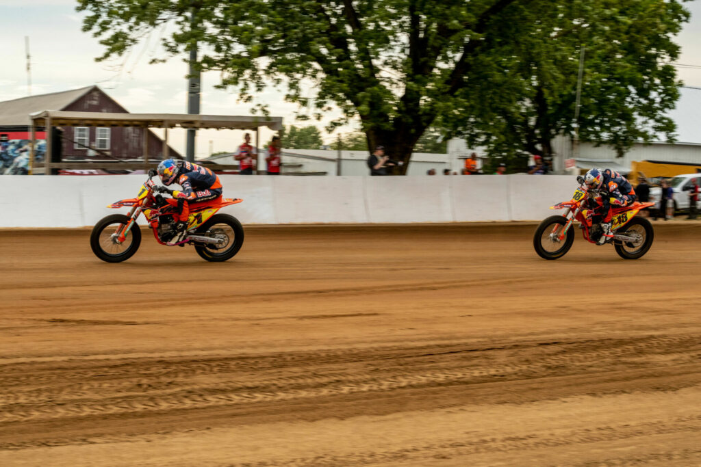 Red Bull KTM Factory Racing's Kody Kopp (1) and Max Whale (18). Photo courtesy KTM Factory Racing.