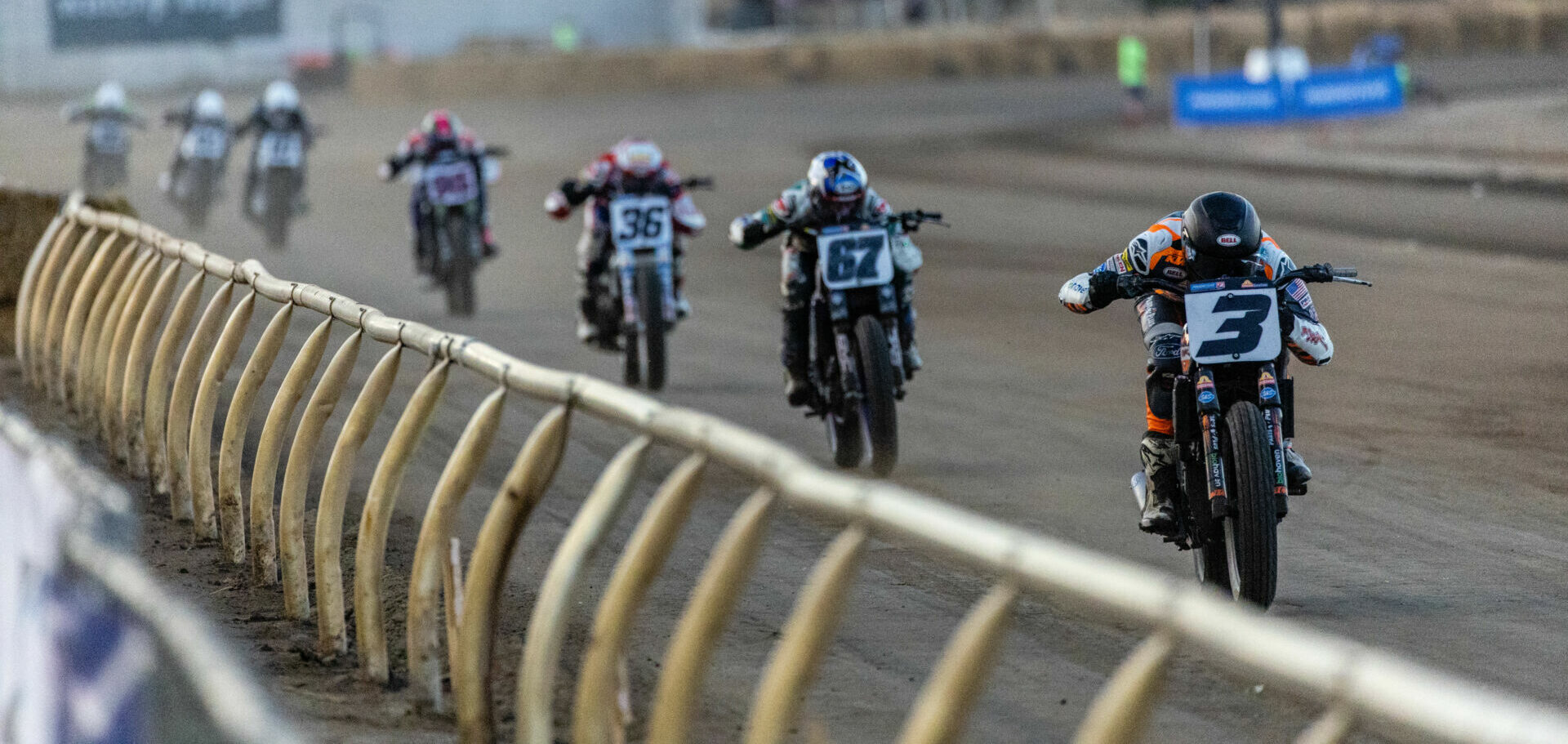 Tickets for the Progressive American Flat Track (AFT) Du Quoin Mile June 17 in Illinois are on sale now. Photo by Tim Lester, courtesy AFT.