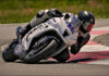 Anthony Norton (521) was the class of the field in the King of the Mountain race during Round One of the UtahSBA Utah Motorcycle Law Masters of the Mountain race series at Utah Motorsports Campus' West Track. Photo by Steve Midgley, courtesy UtahSBA.