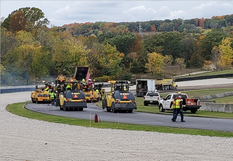 Road America's original 4.0-mile road course has been completely repaved (except for The Bend chicane used by MotoAmerica) for 2023. Photo courtesy Road America.