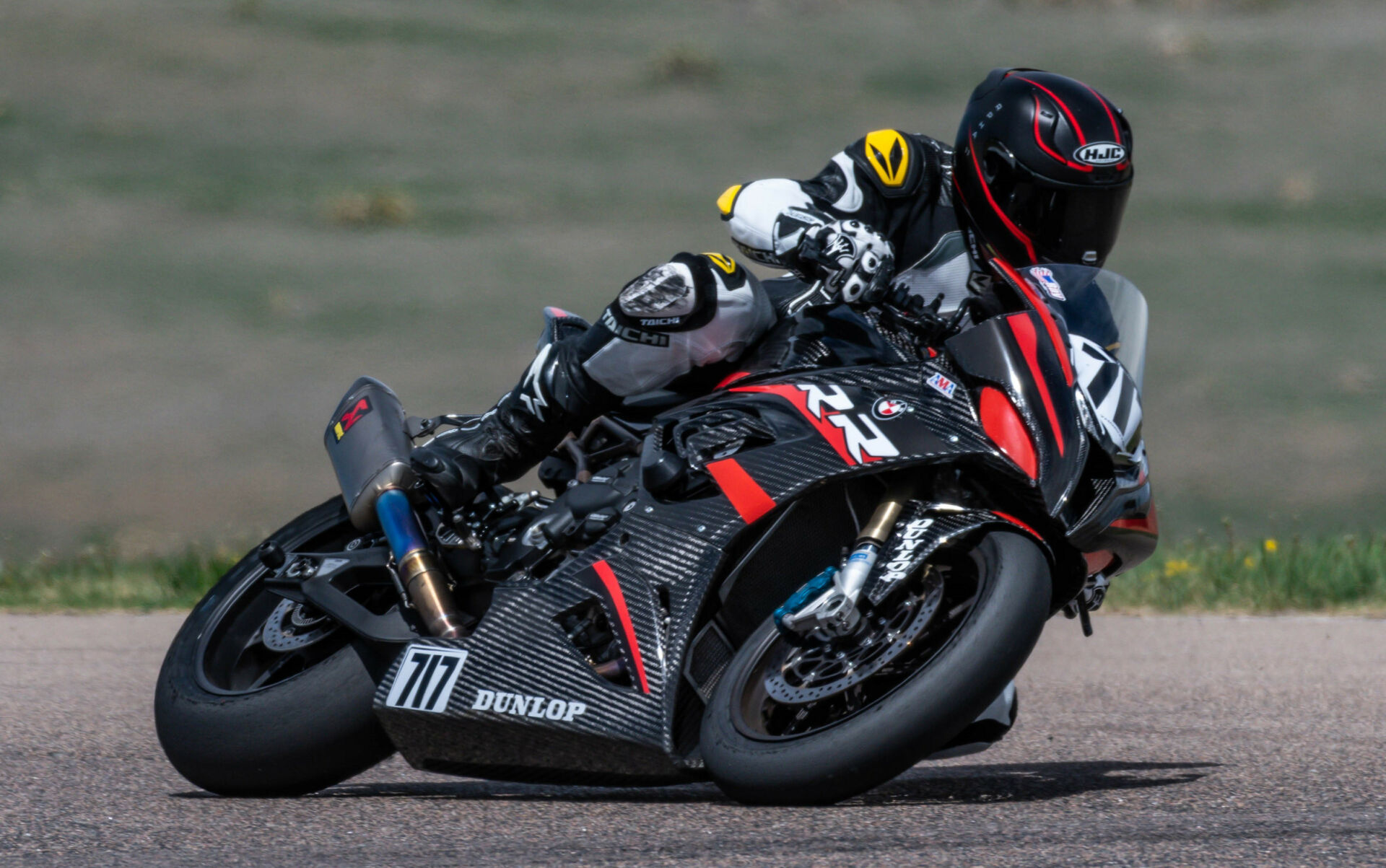 Ray Thornton (717) at High Plains Raceway. Photo by Kelly Vernell, courtesy MRA.