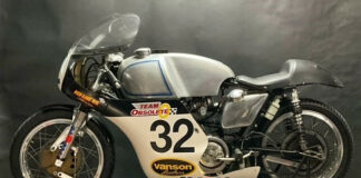 The Team Obsolete 1959 Matchless G50 that Dale Quarterley will race in selected events in 2023. Photo courtesy Team Obsolete.