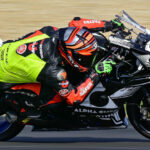 Steven Roth (38) on the Alpha Omega Yamaha YZF-R6 at Road Atlanta. Photo courtesy N2 Racing.