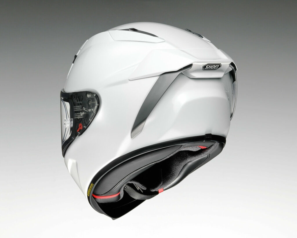 Shoei's all-new X-Fifteen full-face helmet. Photo courtesy Shoei.