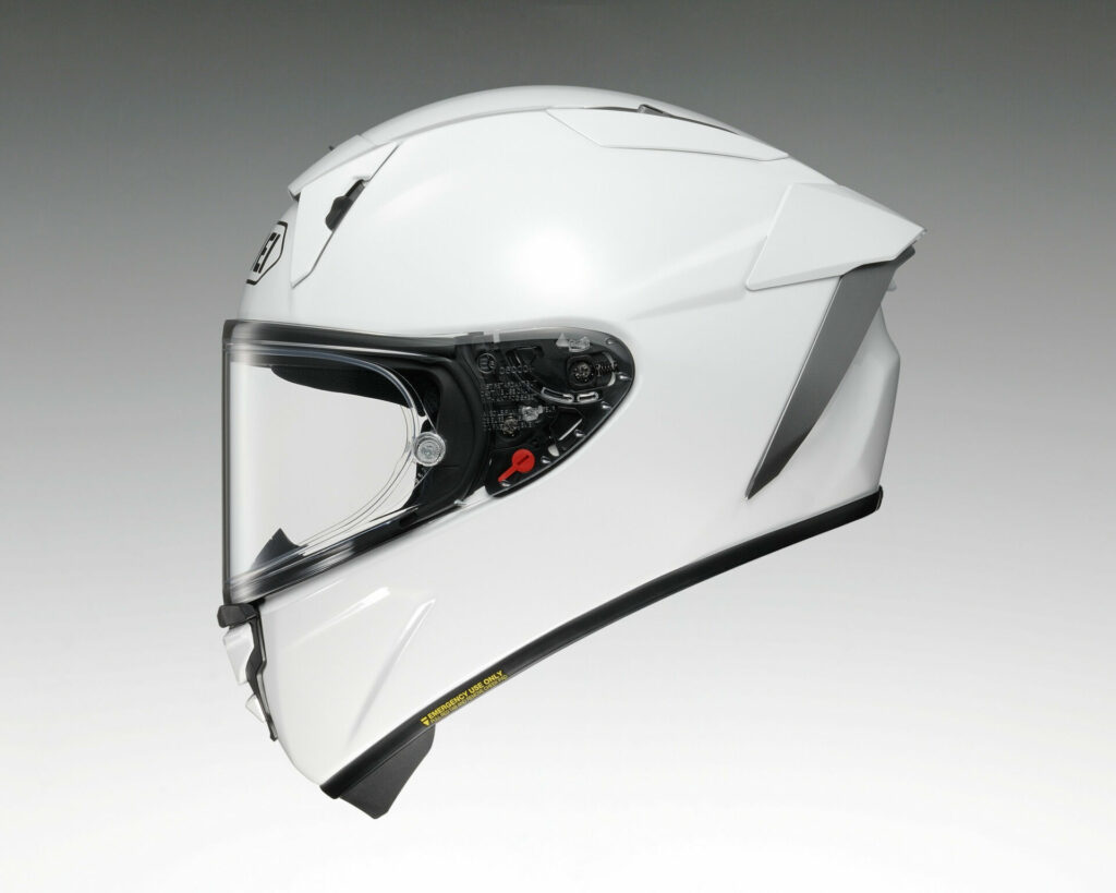 Shoei's all-new X-Fifteen full-face helmet. Photo courtesy Shoei.