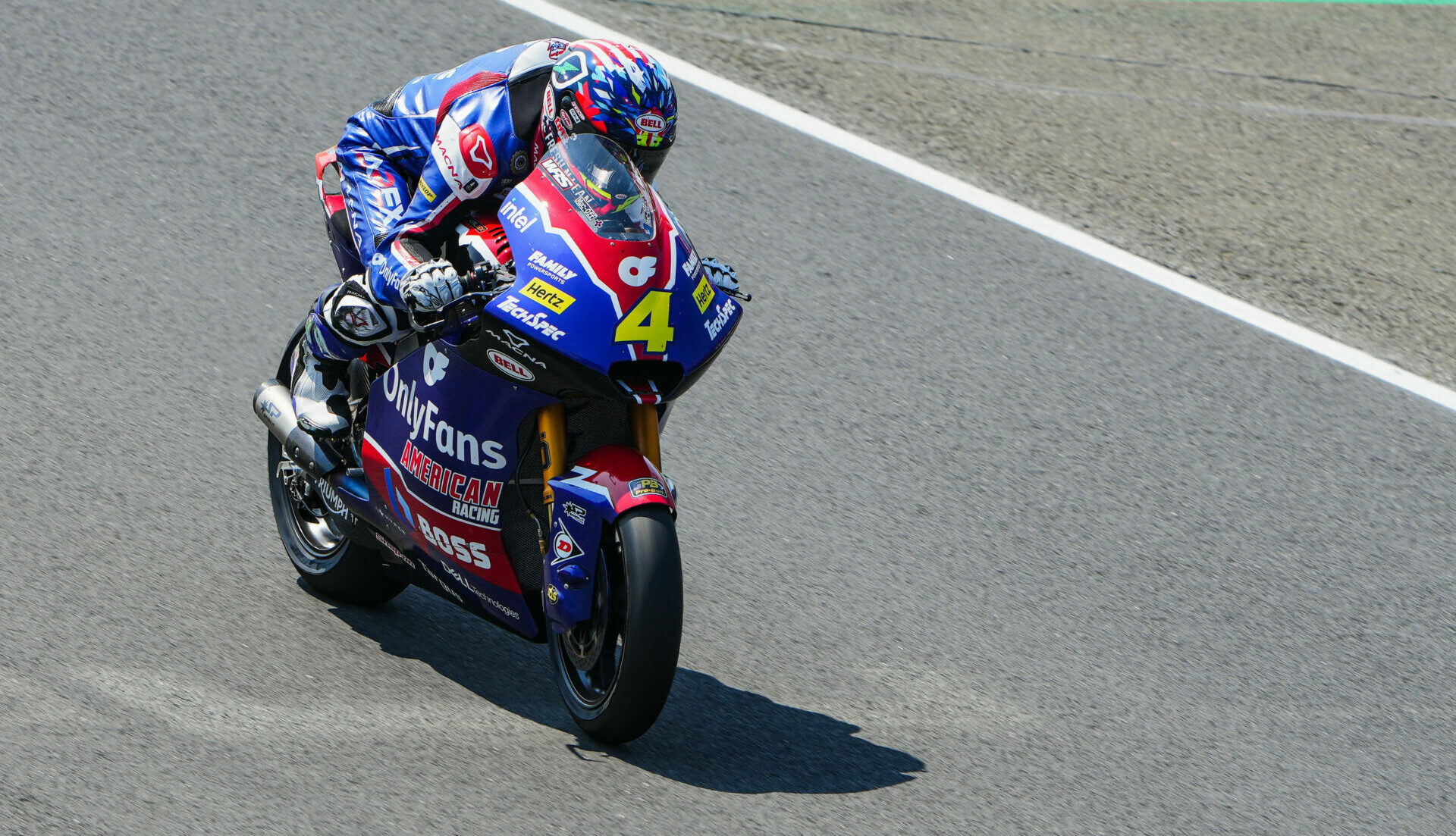 American Sean Dylan Kelly (4) in action in Le Mans, France. Photo courtesy American Racing Team.