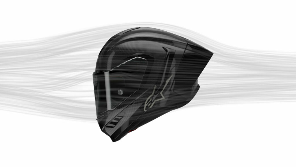 The Supertech R10 was shaped by aerodynamics. Photo courtesy Alpinestars.