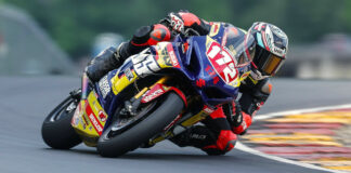 Cody Wyman (172) on the Altus Motorsports Suzuki GSX-R1000R. Photo by Brian J. Nelson, courtesy Altus Motorsports.