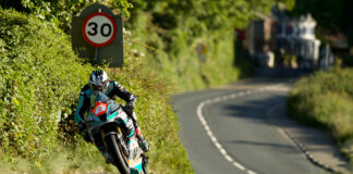 Michael Dunlop (6). Photo courtesy Isle of Man TT Press Office.