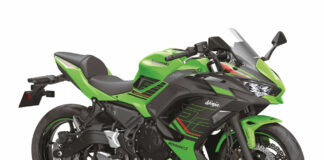 A 2024 Kawasaki Ninja 650. Photo courtesy Kawasaki Motors Corp., U.S.A.