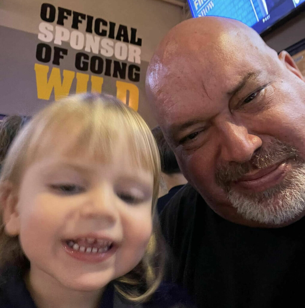 Steve Broadstreet with his granddaughter Harper. Photo courtesy Broadstreet family.