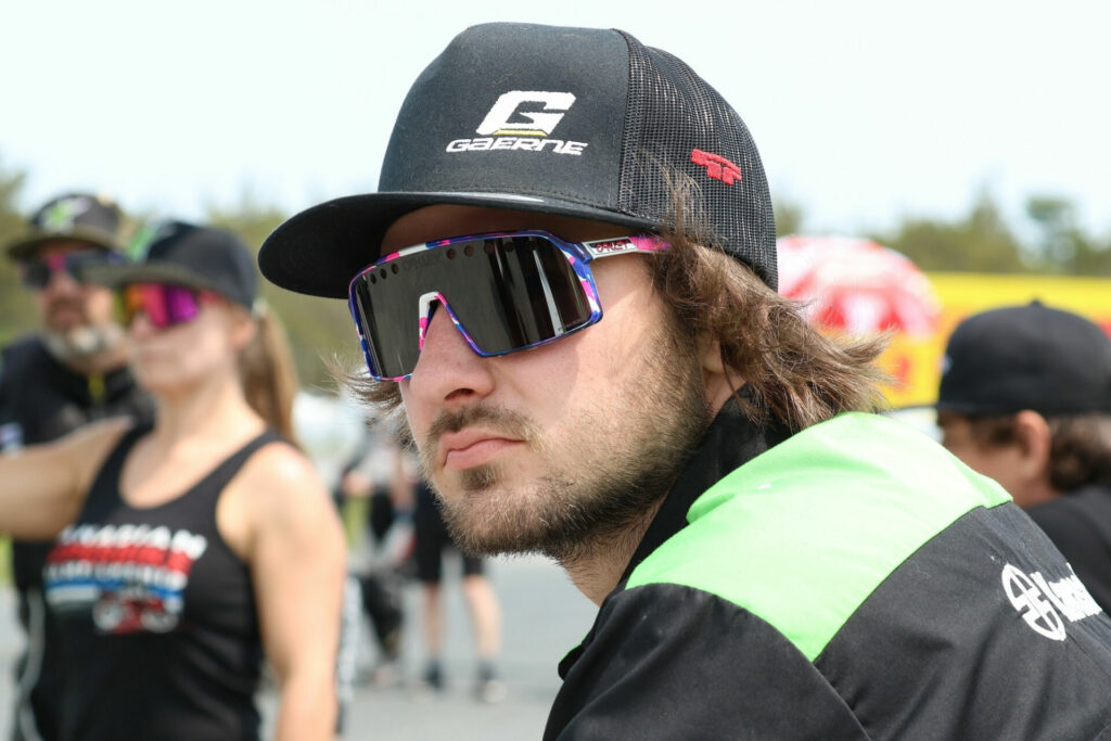 Trevor Dion sat on the sidelines and watched the opening round races last month after suffering a crash during practice heading into the round one weekend. Photo by Rob O'Brien, courtesy CSBK.