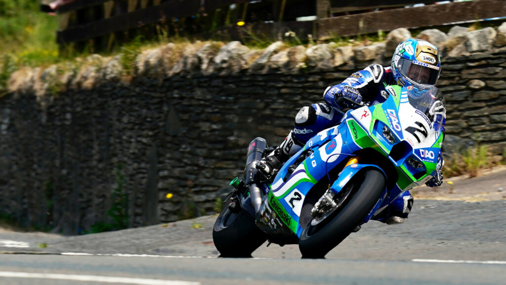 Dean Harrison (2). Photo courtesy Isle of Man TT Press Office.