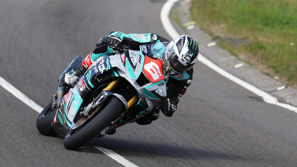 Michael Dunlop (6). Photo courtesy Isle of Man TT Press Office.