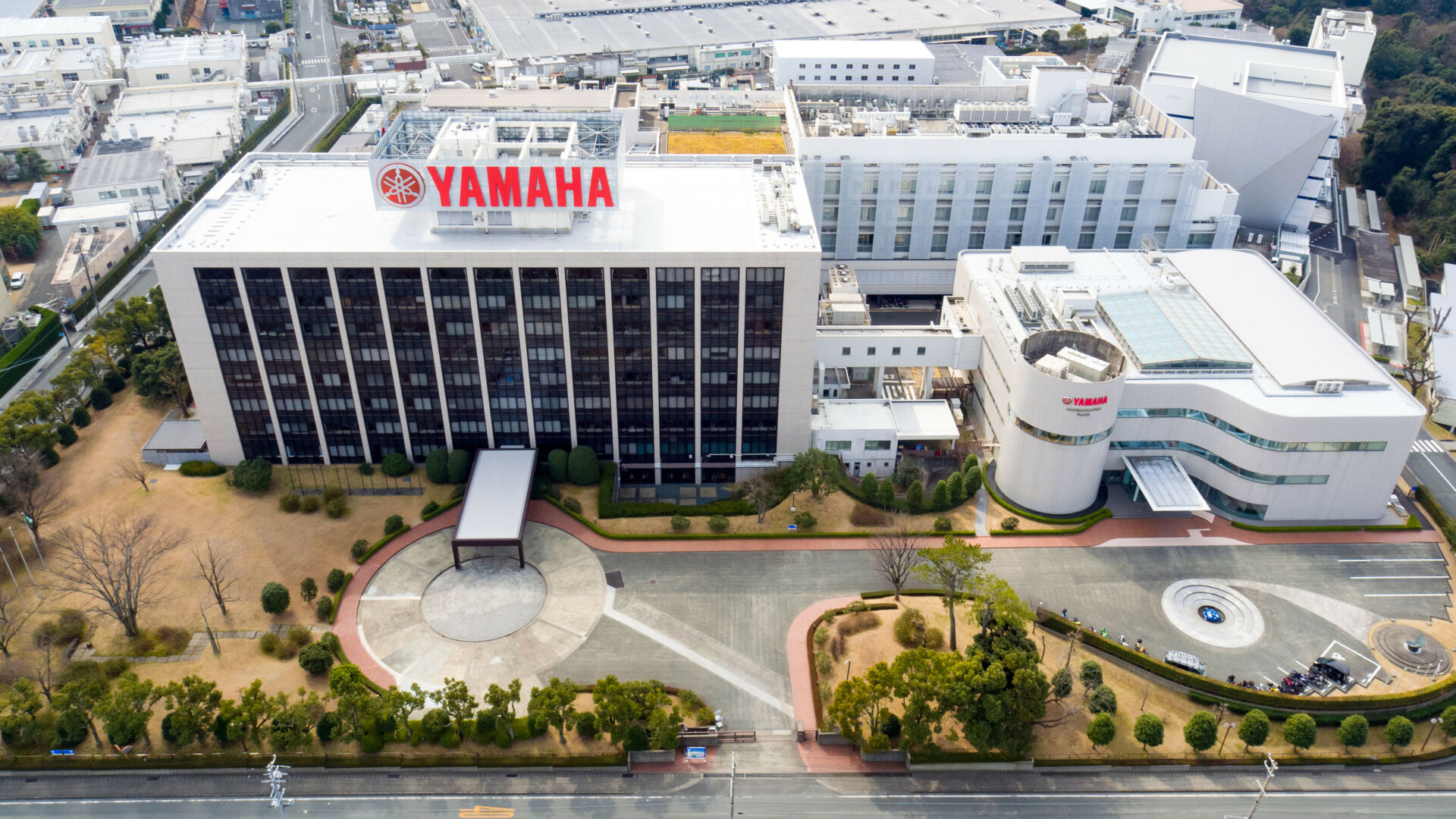 The headquarters building at Yamaha Motor Co. Ltd. in Japan. Photo courtesy Yamaha Motor Co. Ltd.