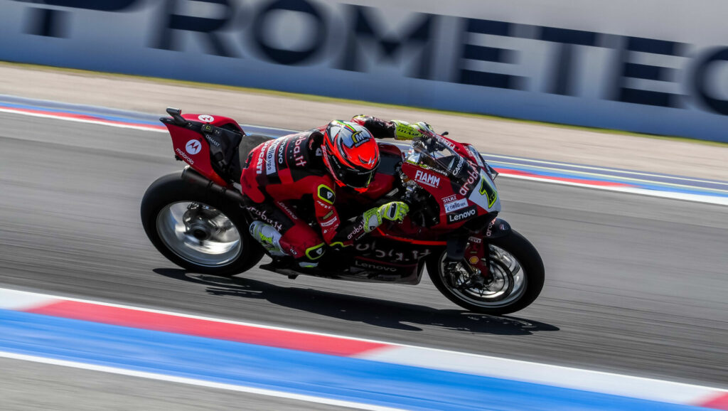 Alvaro Bautista (1). Photo courtesy Dorna.