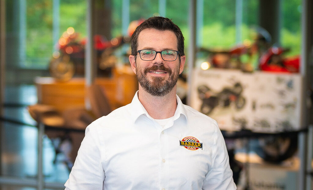 Brian Case, the new Executive Director of the Barber Vintage Motorsports Museum. Photo courtesy Barber Vintage Motorsports Museum.