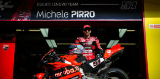 Michele Pirro at Mugello. Photo courtesy Ducati.
