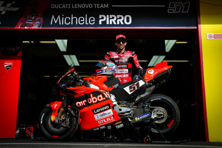 MotoGP: Injured Pirro Riding Aruba.it Racing Ducati At Mugello