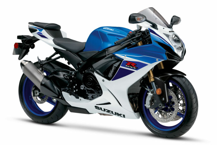 A 2024-model Suzuki GSX-R750. Photo courtesy Suzuki Motor USA, LLC.