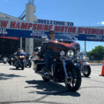 Thousands of motorcycle riders from all over the country will descend upon New Hampshire Motor Speedway in Loudon, N.H. during the 100th Annual Laconia Motorcycle Week Rally June 10-18. Photo by Shannon Stephens, courtesy NHMS.